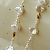 Golden Fusion Baroque Pearl Bracelet - floysun