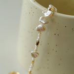 Golden Fusion Baroque Pearl Bracelet - floysun