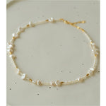 Golden Fusion Baroque Pearl Necklace - floysun