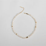 Golden Pearl Symphony Necklace - floysun