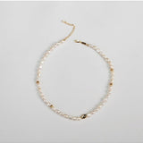 Golden Pearl Symphony Necklace - floysun