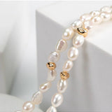 Golden Pearl Symphony Necklace - floysun