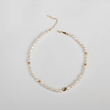 Golden Pearl Symphony Necklace - floysun