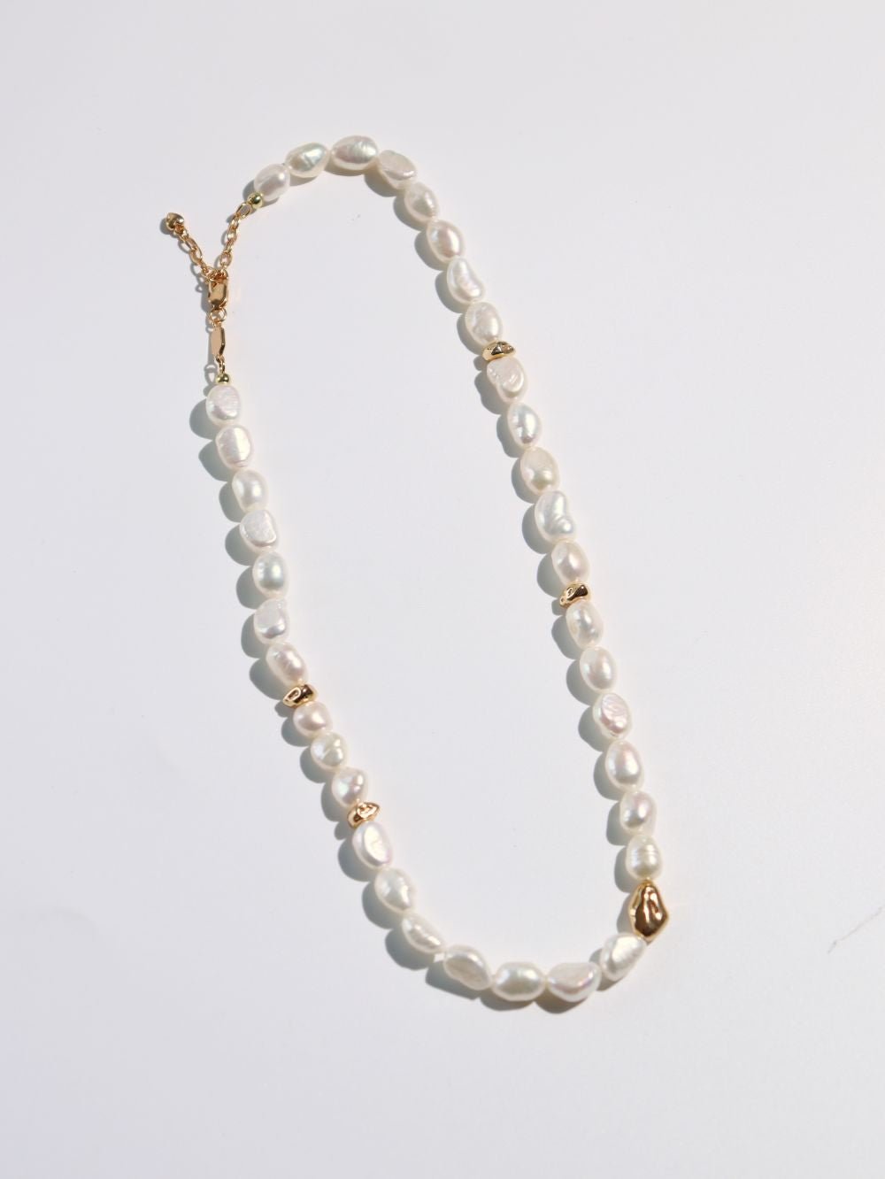 Golden Pearl Symphony Necklace - floysun