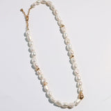 Golden Pearl Symphony Necklace - floysun