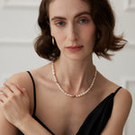 Golden Pearl Symphony Necklace - floysun