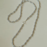 Gradient Artificial Pearls Beaded Necklace Sweater Chain - floysun