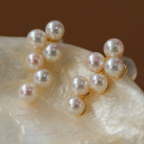 Grape Freshwater Pearl Stud Earrings - floysun