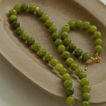 Green Grape Stone Beaded Bracelet - floysun