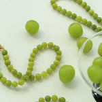 Green Grape Stone Beaded Necklace - floysun