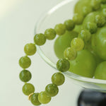 Green Grape Stone Beaded Necklace - floysun