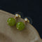 Green Grape Stone Drop Earrings - floysun