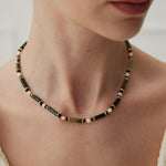 Green Mountain Green Water Gem Bead Necklace - floysun