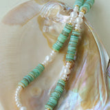 Green Shell Baroque Pearl Necklace - floysun