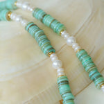 Green Shell Baroque Pearl Necklace - floysun