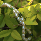 Green Stone Shaped Pearl Necklace - floysun