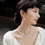 Irregular Baroque Pearls Earrings - floysun