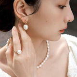 Irregular Baroque Pearls Earrings - floysun