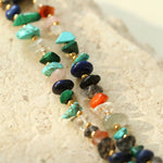 Irregular Colored Broken Stone Bead Bracelets - floysun