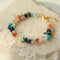 Irregular Colored Broken Stone Bead Bracelets - floysun