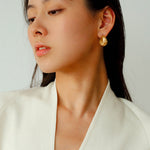 Irregular Geometric Brushed Drop Earrings - floysun