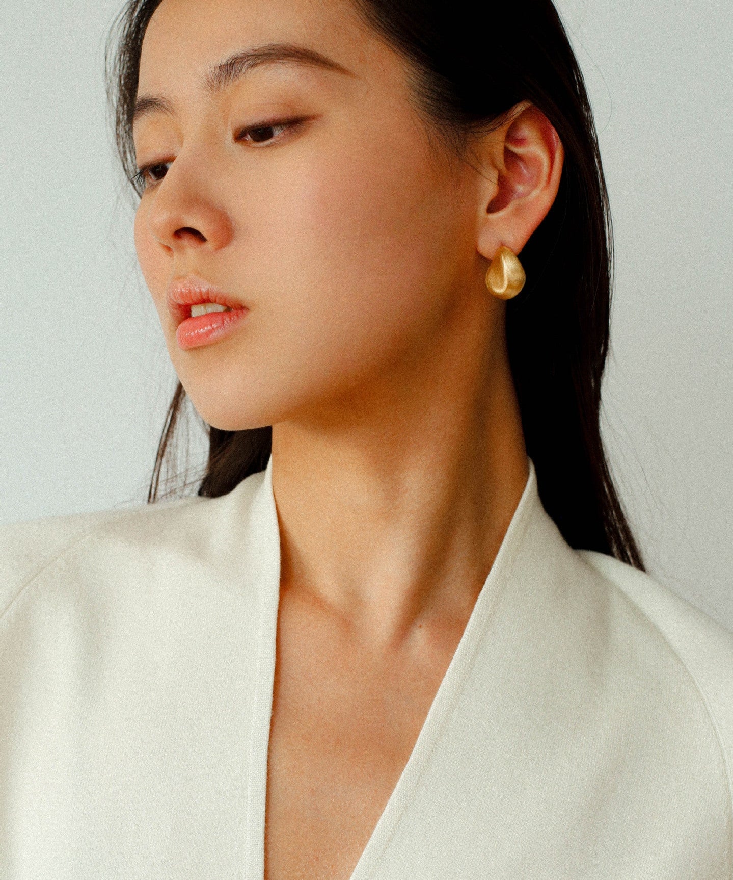 Irregular Geometric Brushed Drop Earrings - floysun