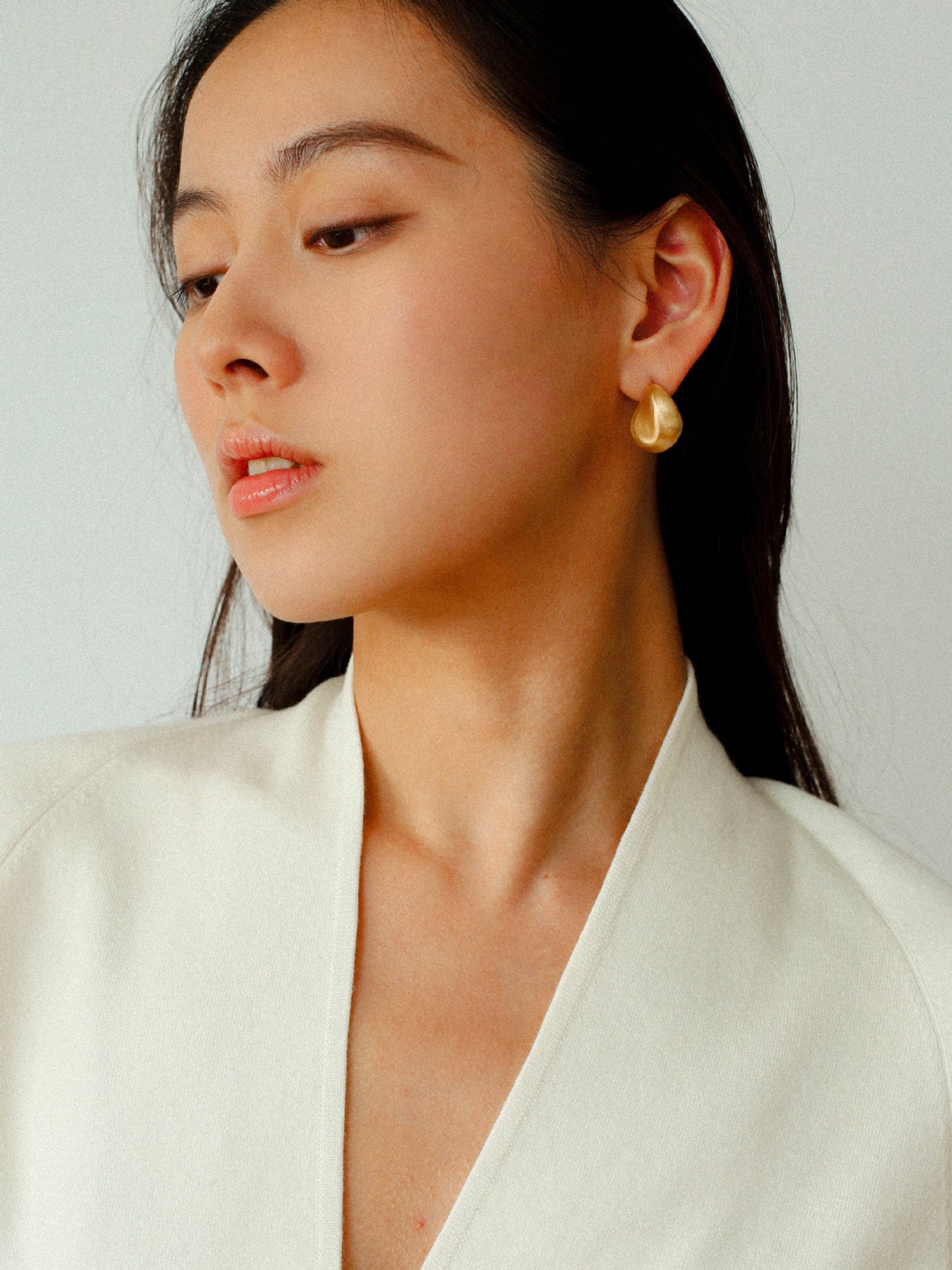 Irregular Geometric Brushed Drop Earrings - floysun