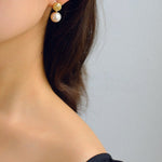 Irregular Lava Baroque Earrings - floysun