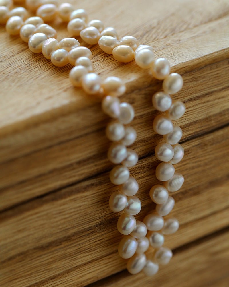 Irregular Natural Pearl Choker Necklace - floysun