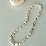 Knot Clasp Pearl Short Necklace - floysun