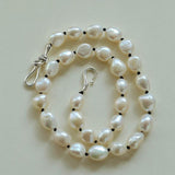 Knot Clasp Pearl Short Necklace - floysun