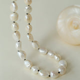 Knot Clasp Pearl Short Necklace - floysun