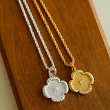 Lace Embroidered Flower Necklace - floysun