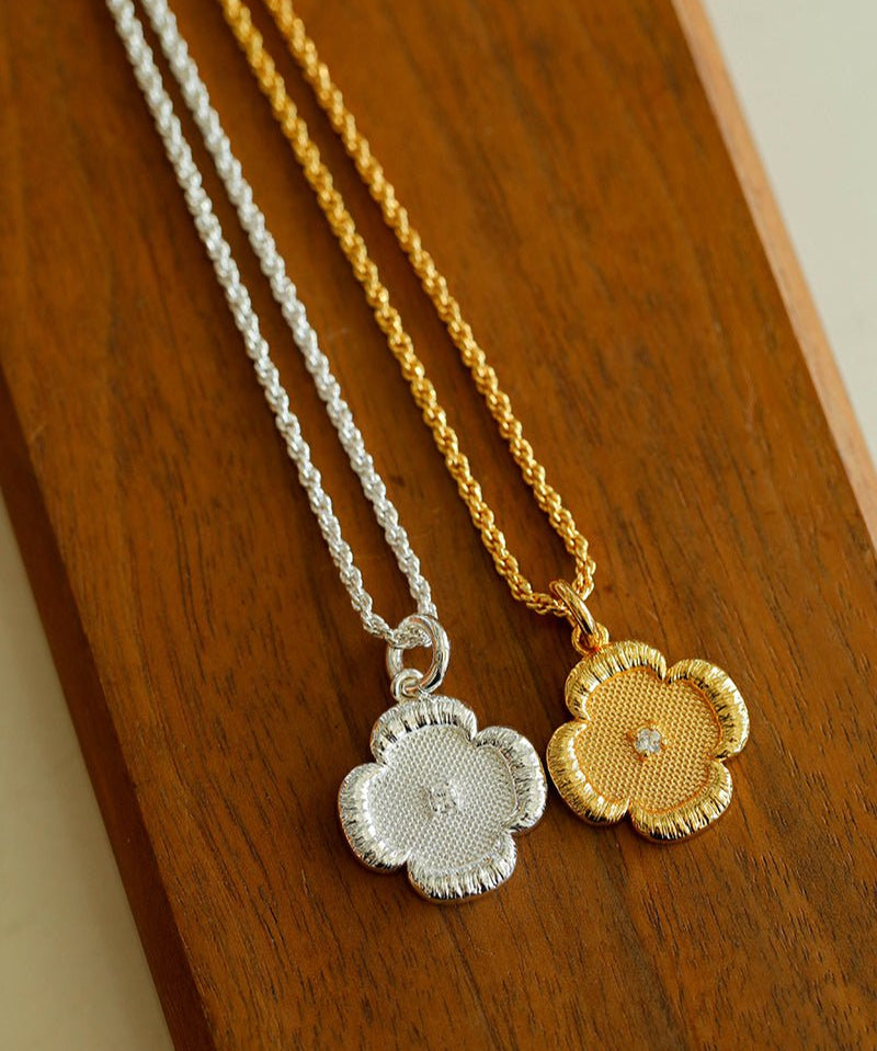 Lace Embroidered Flower Necklace - floysun