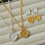 Lace Embroidered Flower Necklace - floysun