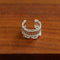 Lace Pattern Diamond Ear Cuff - floysun