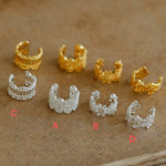 Lace Pattern Diamond Ear Cuff - floysun