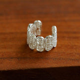 Lace Pattern Diamond Ear Cuff - floysun