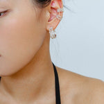 Lace Pattern Diamond Ear Cuff - floysun