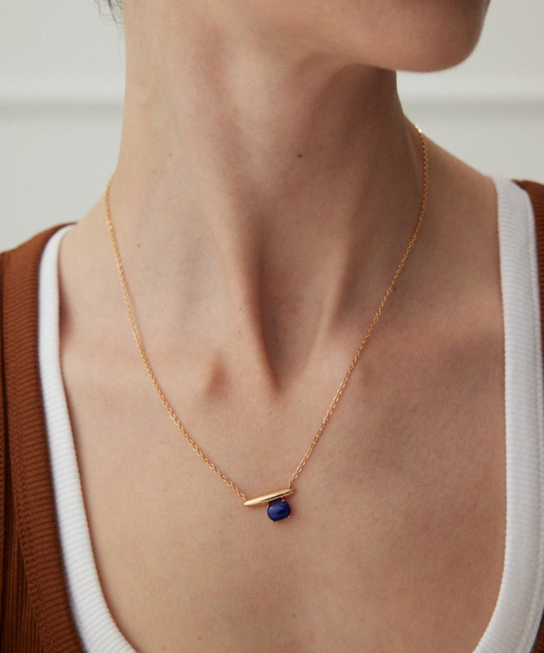 Lapis Lazuli Pendant Necklace - floysun