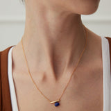 Lapis Lazuli Pendant Necklace - floysun