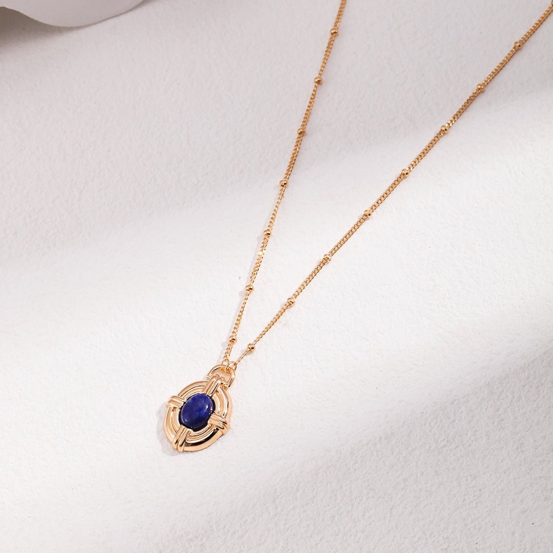 Lapis Pendant Necklace - floysun