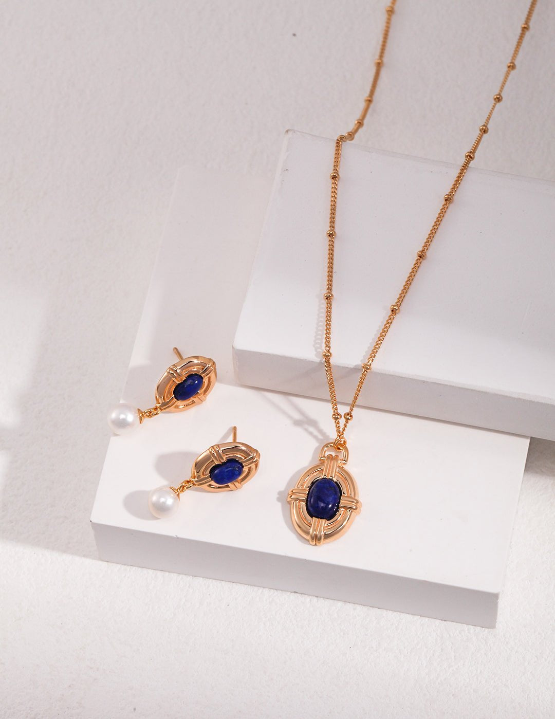 Lapis Pendant Necklace - floysun