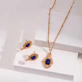 Lapis Pendant Necklace - floysun