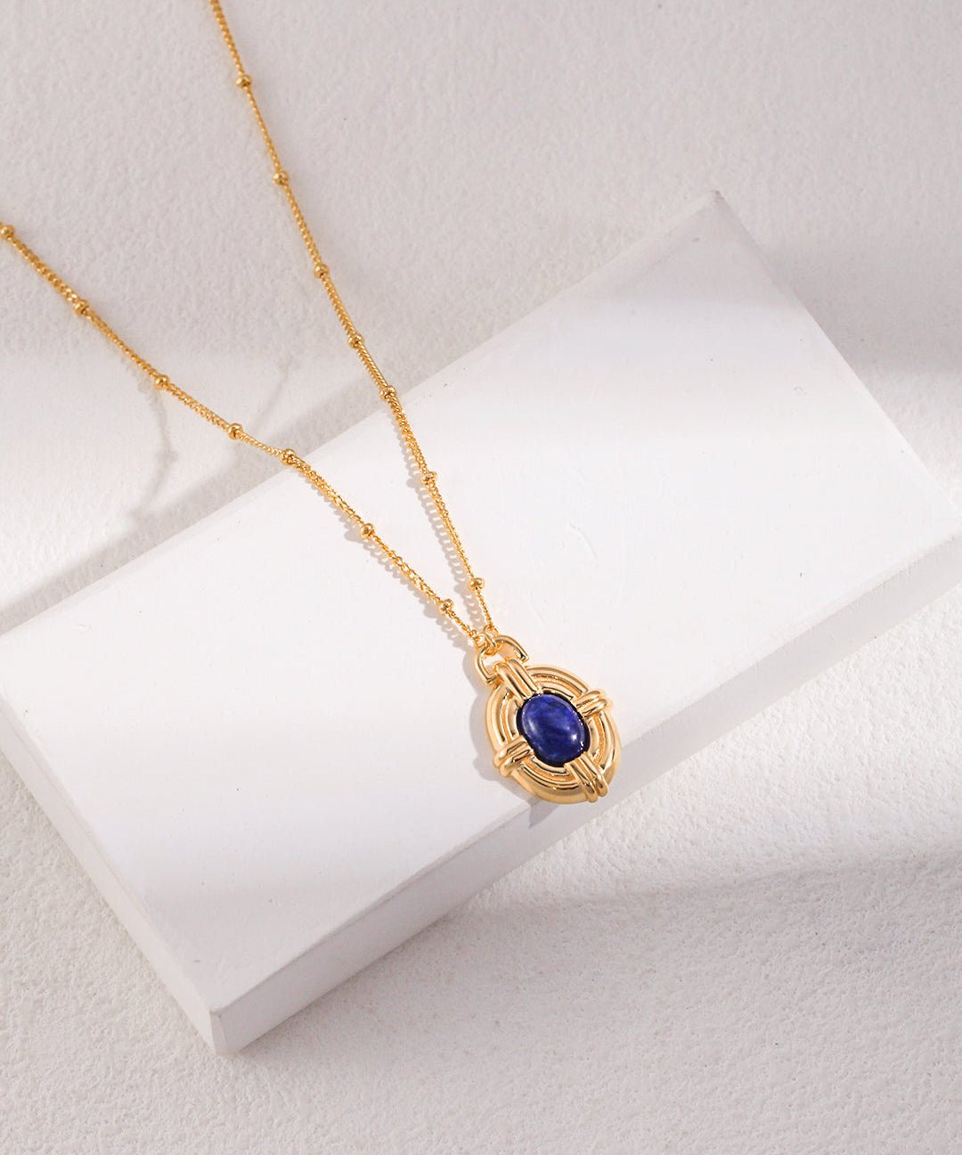 Lapis Pendant Necklace - floysun