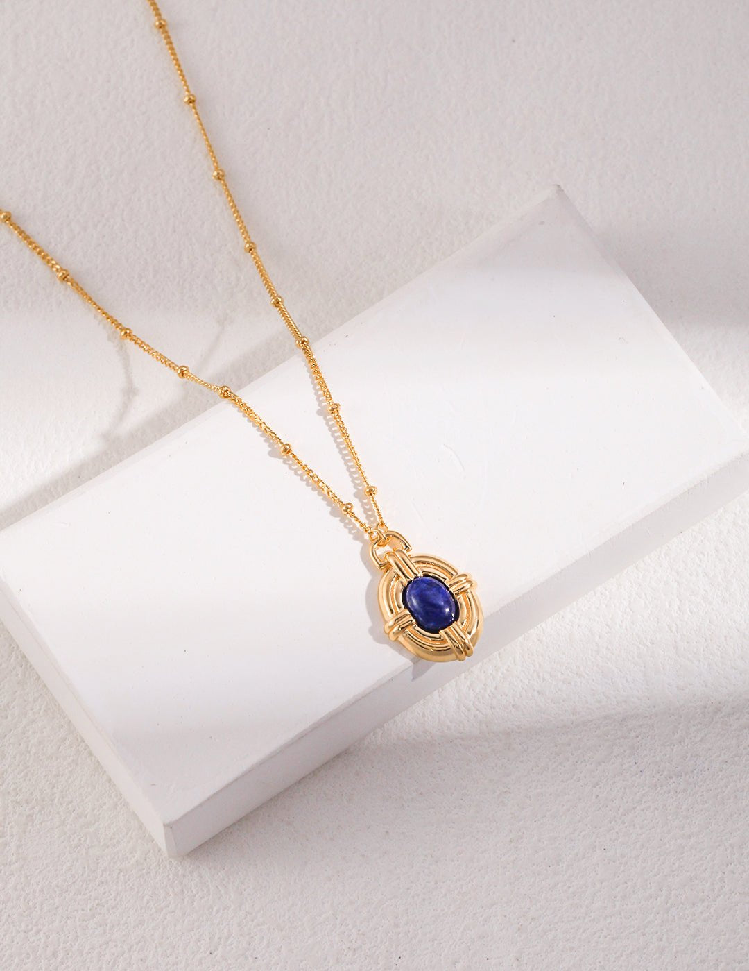 Lapis Pendant Necklace - floysun