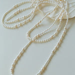 Large and Small Pearls Spliced Extra Long Pearl Necklace-Large Pearl Style - floysun