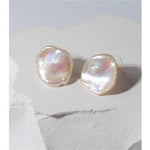 Large Petal Baroque Pearl Earrings - floysun