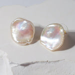 Large Petal Baroque Pearl Earrings - floysun