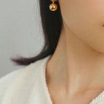 Large & Small Gold Balls Earrings - floysun